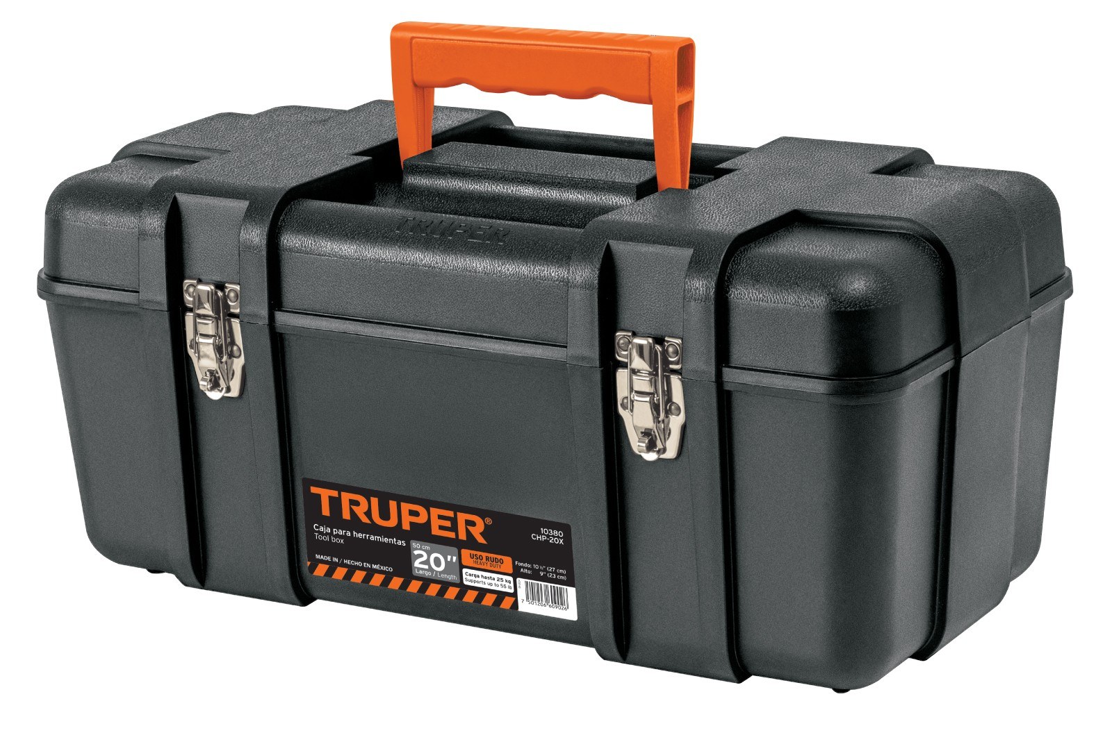 Caja para herramienta 20" industrial con broches metálicos