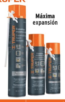 Espuma expansiva de poliuretano, 500 ml, TRUPER