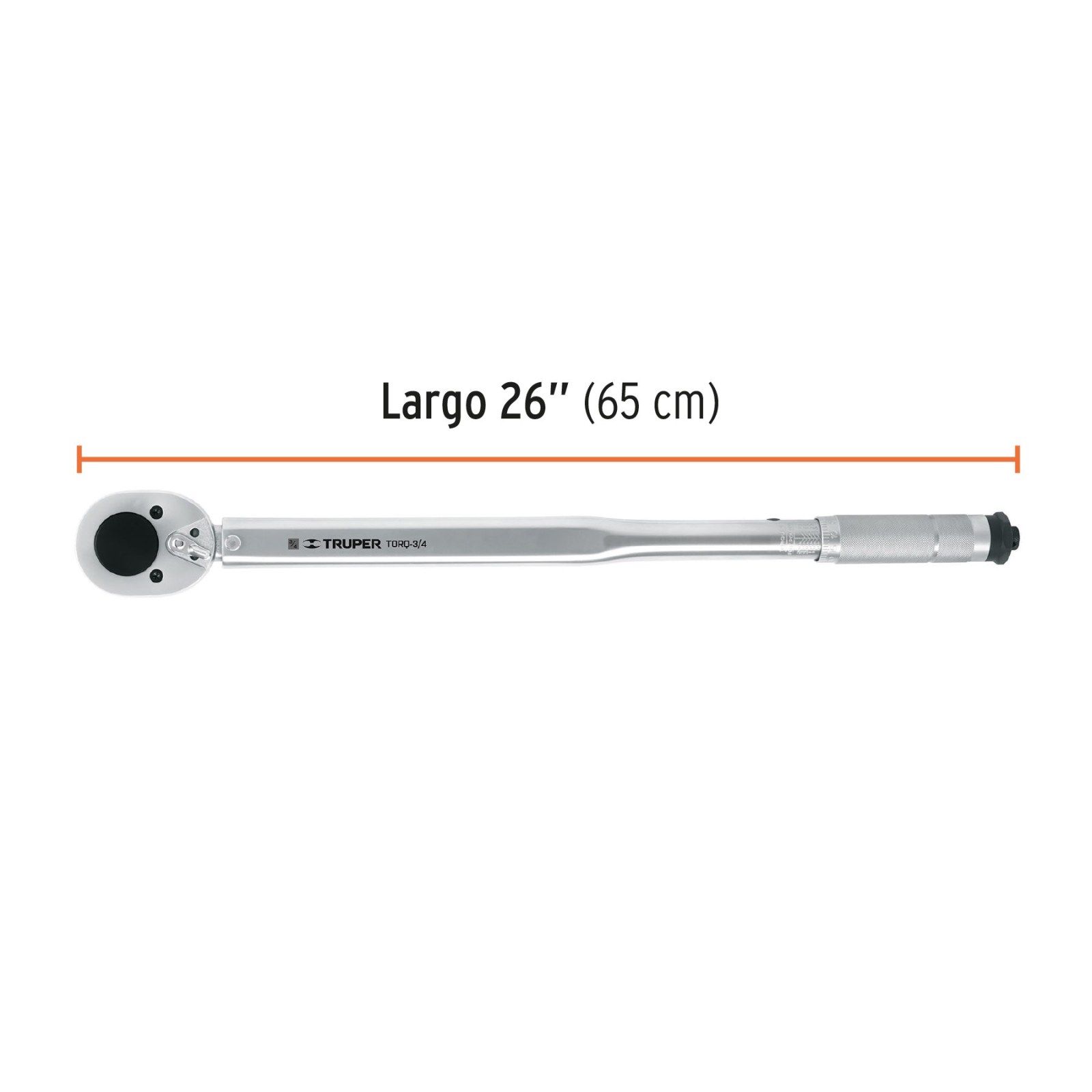 Torquímetro micrométrico, cuadro 3/4", TRUPER