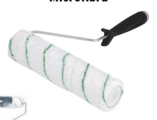 Rodillo para pintar 9 x 3/8" microfibra, sup. poco rugosas