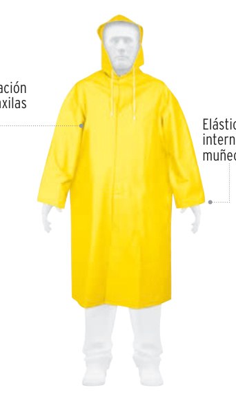 Gabardina impermeable doble capa, talla G, TRUPER