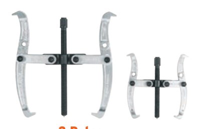 Extractor de poleas, 2 quijadas, 6", TRUPER