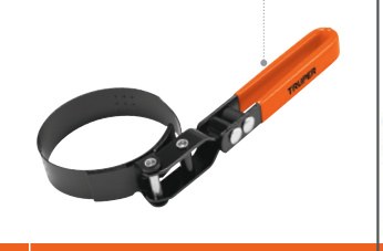 Llave de banda metálica 2-1/2" a3-1/4" para filtro de aceite