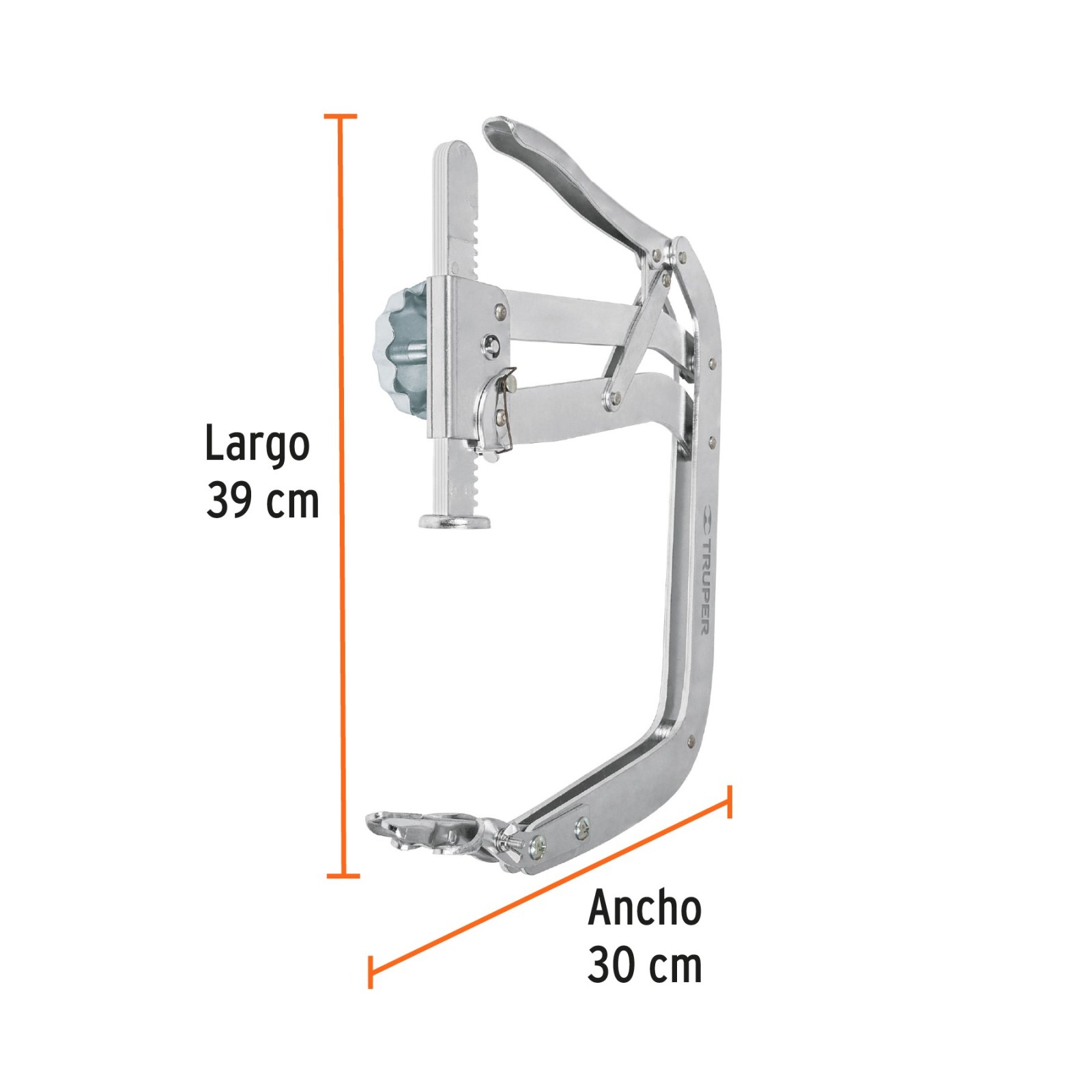 Compresor de resortes de válvulas, 166mm a 253mm, TRUPER