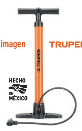 Bomba manual para inflar, 100 PSI, TRUPER