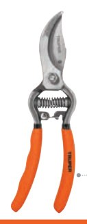 Tijera forjada para poda 8-1/2" para jardinería, TRUPER