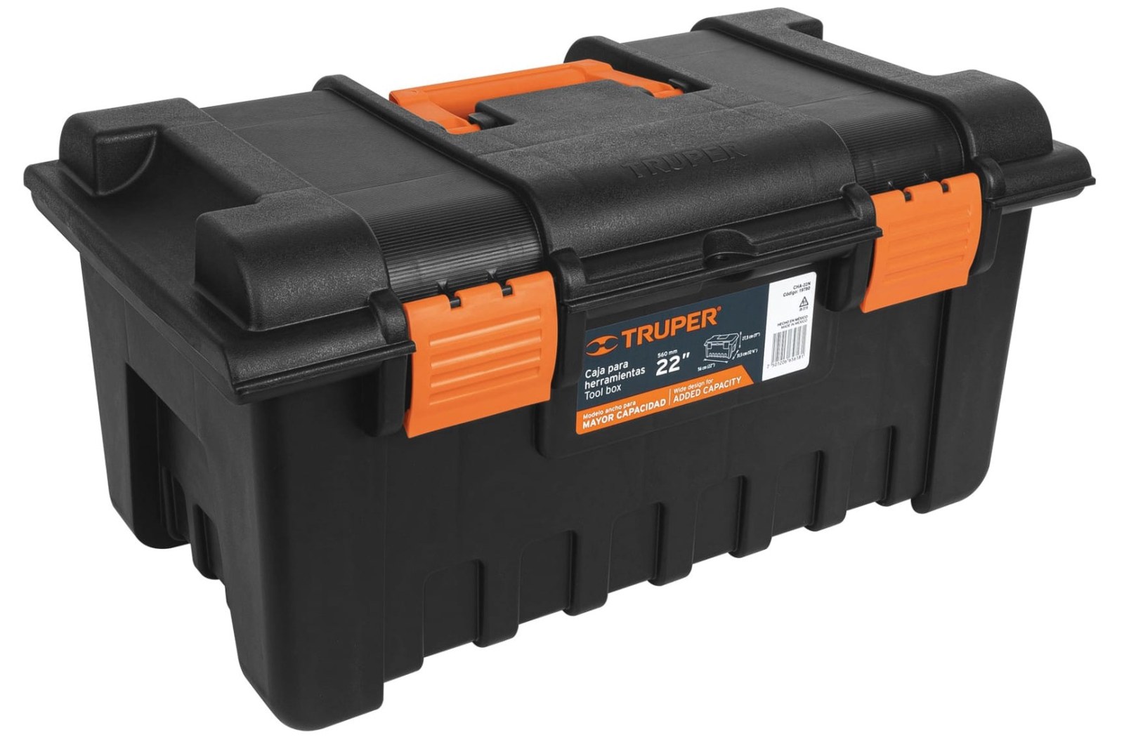 Caja para herramienta de 22" sin compartimentos, TRUPER