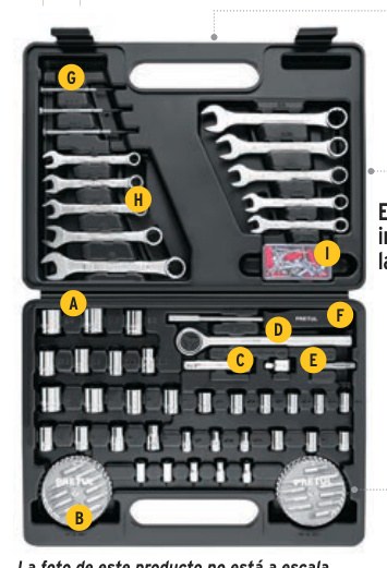 Juego de 71 herramientas 1/4" y 3/8" para mecánico, PRETUL