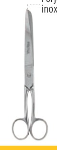 Tijera 8" para costura, de acero inoxidable, PRETUL
