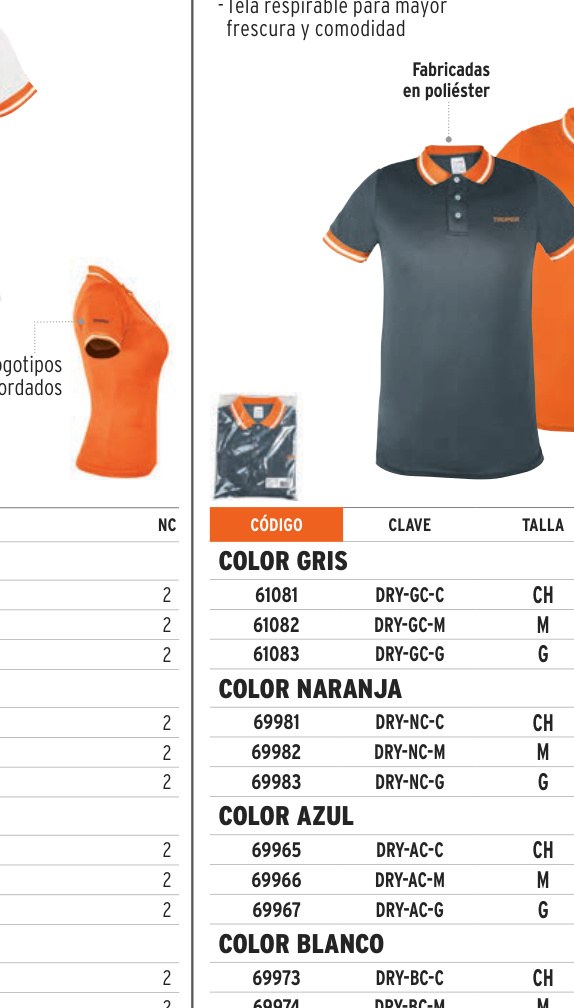 Playera polo performance para hombre, gris, M, TRUPER