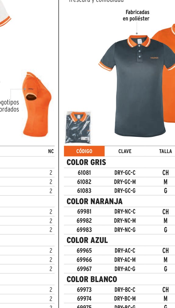 Playera polo performance para hombre, gris, G, TRUPER