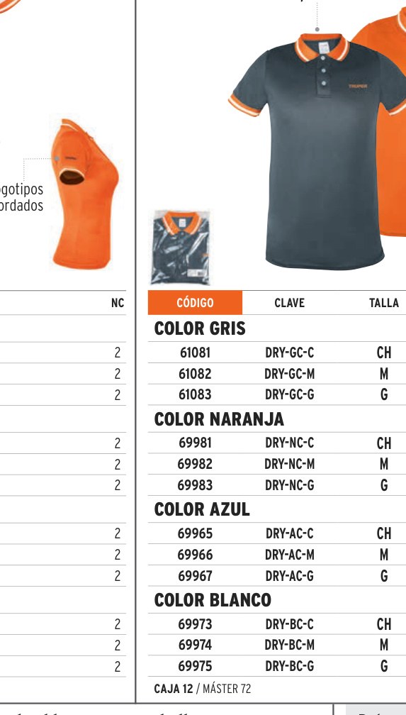 Playera polo performance para hombre, naranja, CH, TRUPER